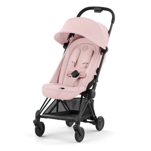 Βρεφικό καρότσι CYBEX Coya Matt Black Frame Peach Pink